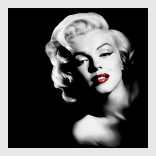 Постер с принтом Мерлин Монро