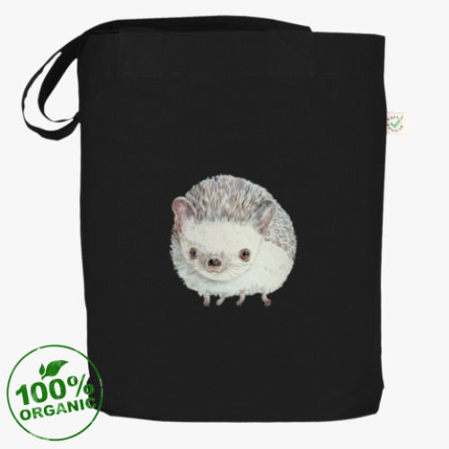 Сумка шоппер с принтом Ушастый ёжик