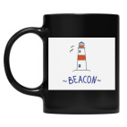 Кружка цветная UV-DTF