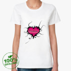 Женская футболка органик