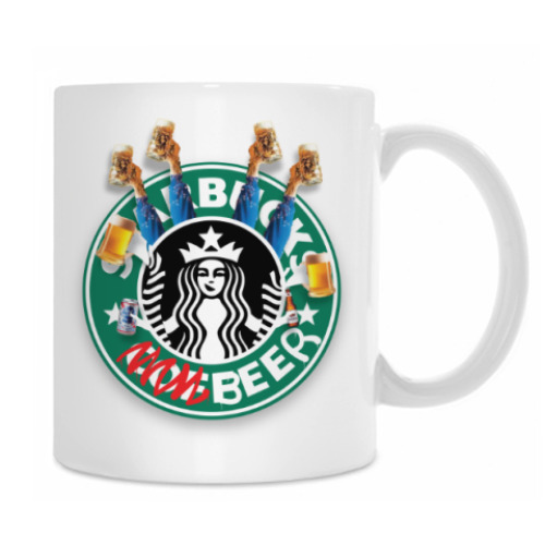 Кружка с принтом STARBEERKS