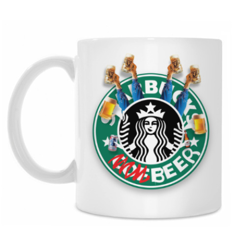 Кружка с принтом STARBEERKS