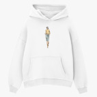 Толстовка худи оверсайз