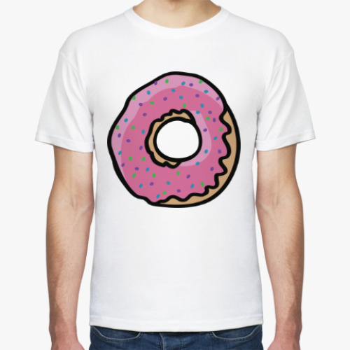 Футболка с принтом Пончик