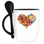 Кружка с ложкой