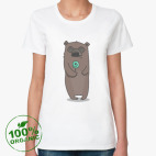 Женская футболка органик