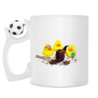 Кружка с футбольным мячиком