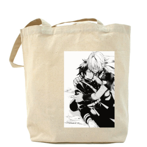 Сумка шоппер с принтом Owari no Seraph Последний Серафим