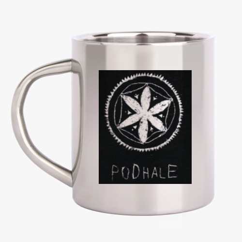 Кружка металлическая с принтом Podhale