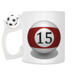 Кружка с футбольным мячиком