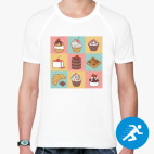 Мужская спортивная футболка