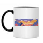 Кружка двухцветная