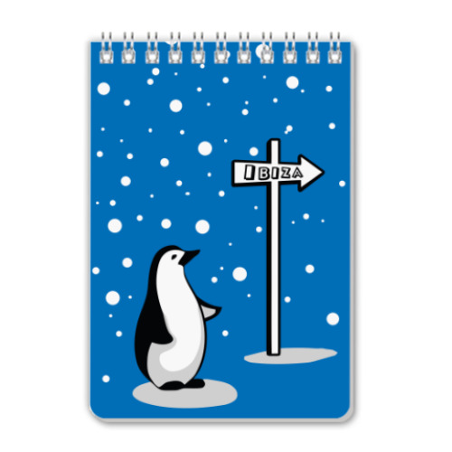 Блокнот с принтом 'Penguin'