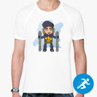 Мужская спортивная футболка