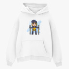 Толстовка худи оверсайз