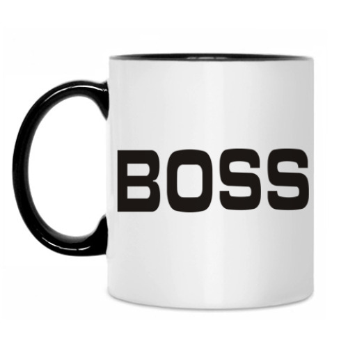 Кружка с принтом Босс