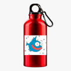 Металлическая бутылка 400 мл UV-DTF