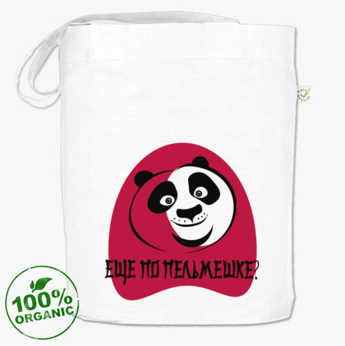 Сумка шоппер с принтом Панда По