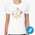 Женская спортивная футболка