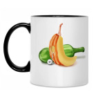 Кружка двухцветная