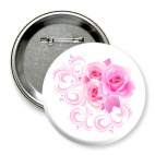 Букет роз с узорами