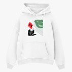 Толстовка худи оверсайз