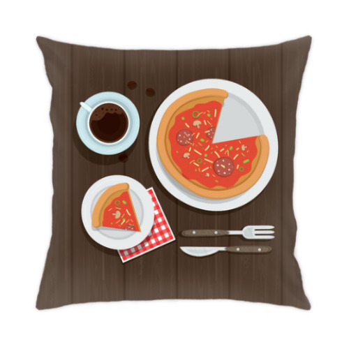 Подушка с принтом ' Итальянские страсти'