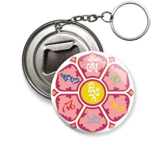 Брелок-открывашка с принтом  Лотос