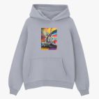 Толстовка худи оверсайз