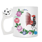 Кружка с футбольным мячиком