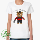 Женская футболка органик