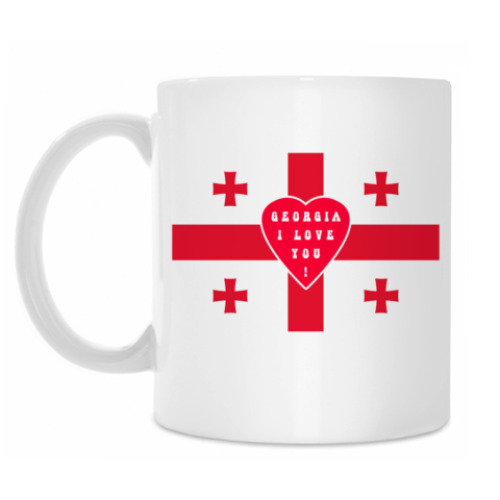 Кружка с принтом 'Love on the cross'