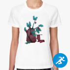 Женская спортивная футболка