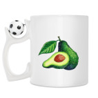 Кружка с футбольным мячиком