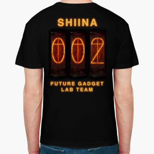 Футболка с принтом Steins;Gate FGL Team SHIINA 2-sided