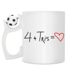 Кружка с футбольным мячиком