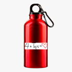 Металлическая бутылка 400 мл UV-DTF