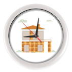 The house is two-storey