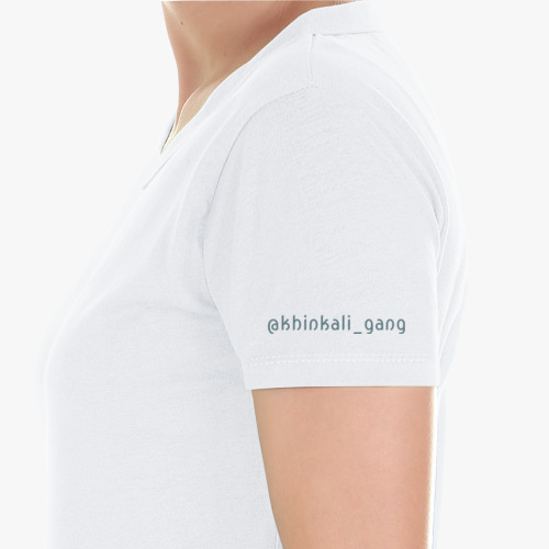 Женская футболка из органик-хлопка с принтом Скромный грузинский хинкалик