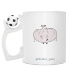 Кружка с футбольным мячиком