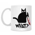 Кот с ножом What Cat