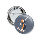 Значок 37 мм Haikyuu!! Волейбол!! Hinata Хината