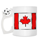 Кружка с футбольным мячиком