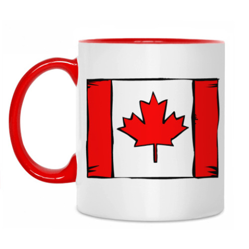 Кружка с принтом Канада
