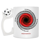 Кружка с футбольным мячиком