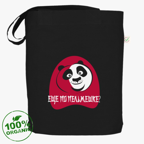 Сумка шоппер с принтом Панда По