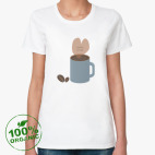 Женская футболка органик