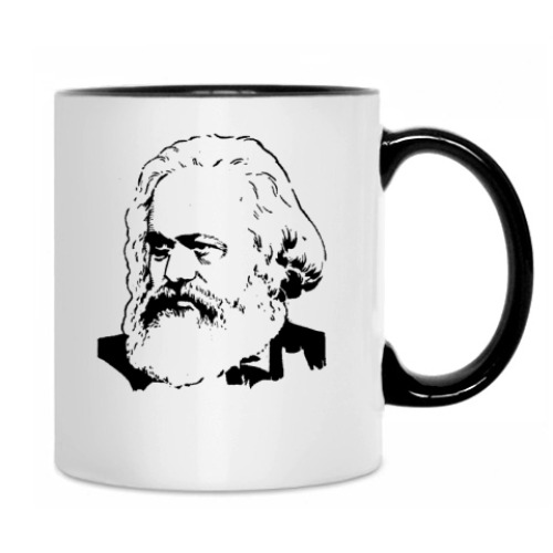 Кружка с принтом Карл Маркс