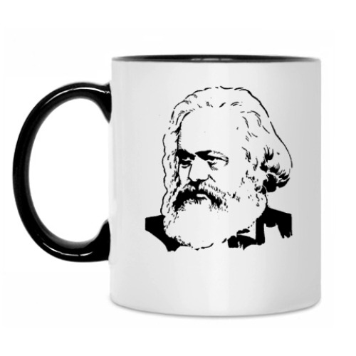 Кружка с принтом Карл Маркс