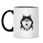 Кружка двухцветная